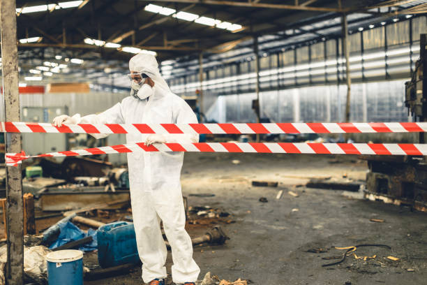 Professional Unattended Death Cleanup technician working in Lizton, IN